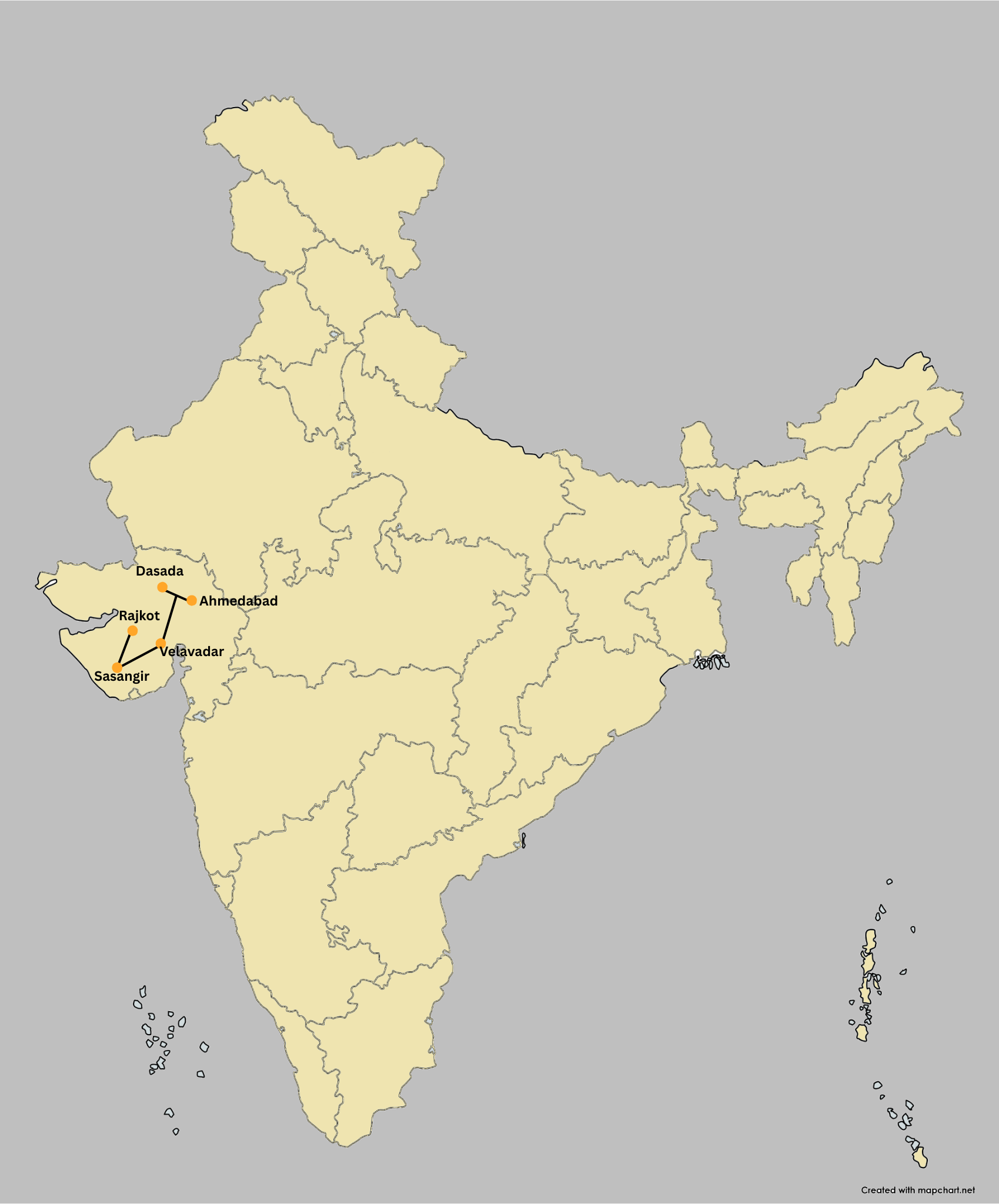 The Wild Trilogy of Gujarat : 