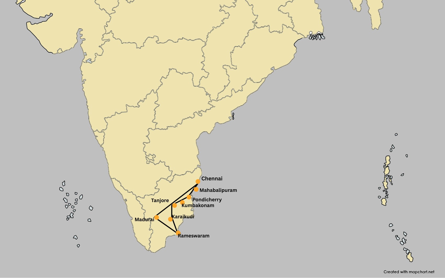 Coromandel & Temple Trails,