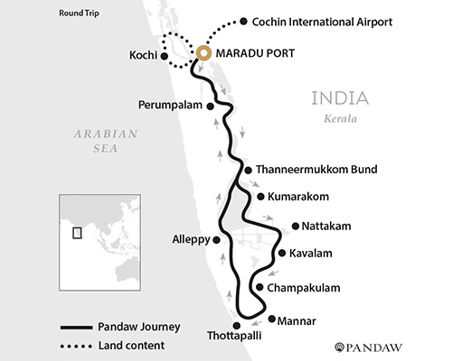 The Kerala Backwaters by Pandaw River Cruise, 